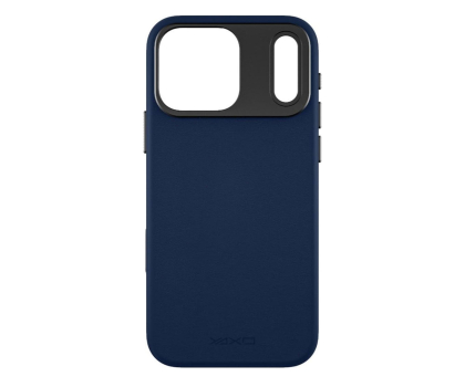 Etui do telefonów YAXO Leather Gear Slim Case MagSafe iPhone 17 Pro Max Dusky Blue